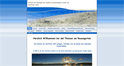 Desktop Screenshot of pension-am-rosengarten.de